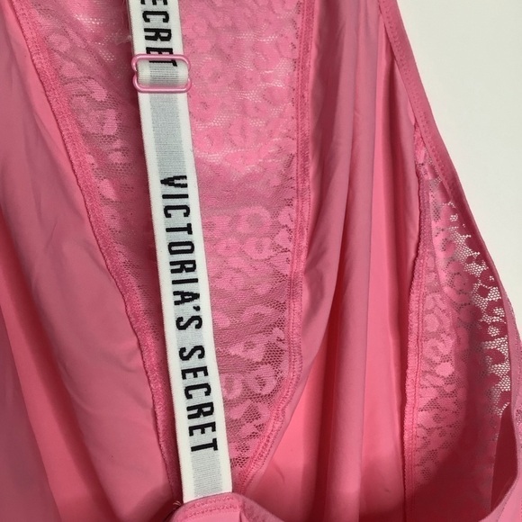 VICTORIA’S Secret Pink Bodysuit Sleepwear Lingerie - Picture 3 of 7